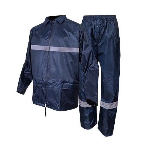 工人劳保工作服批发分体雨衣(带反光条) 工人劳保工作服批发分体雨衣(带反光条)