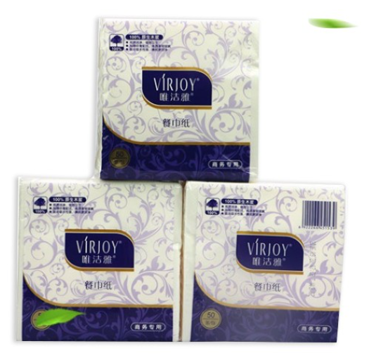 清风V75FA 唯洁雅275双层50张餐巾纸定制 清风V75FA 唯洁雅275双层50张餐巾纸定制